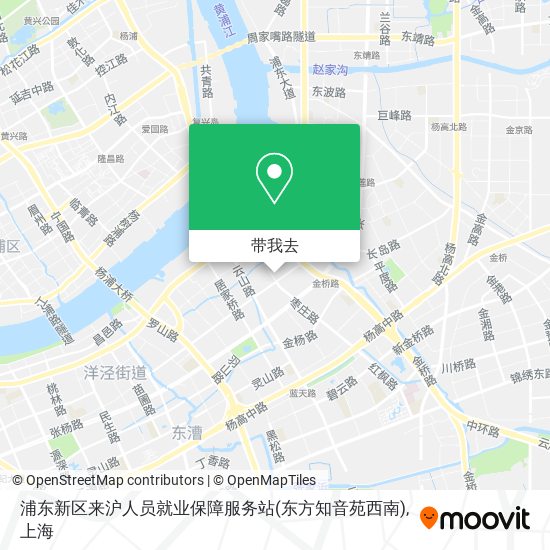 浦东新区来沪人员就业保障服务站(东方知音苑西南)地图