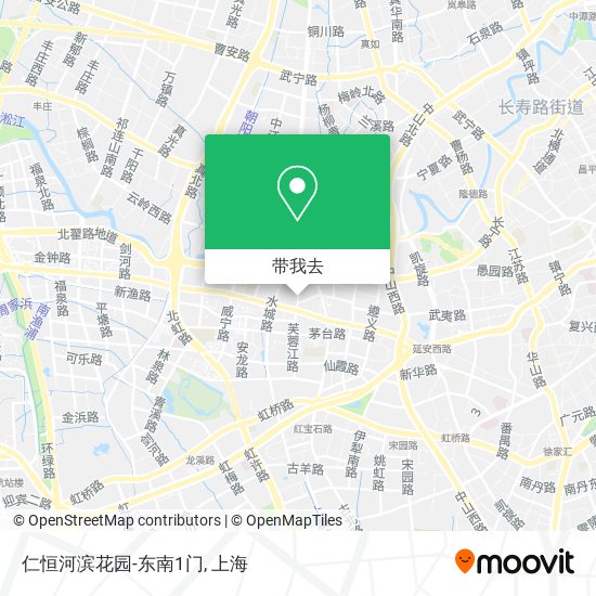 仁恒河滨花园-东南1门地图