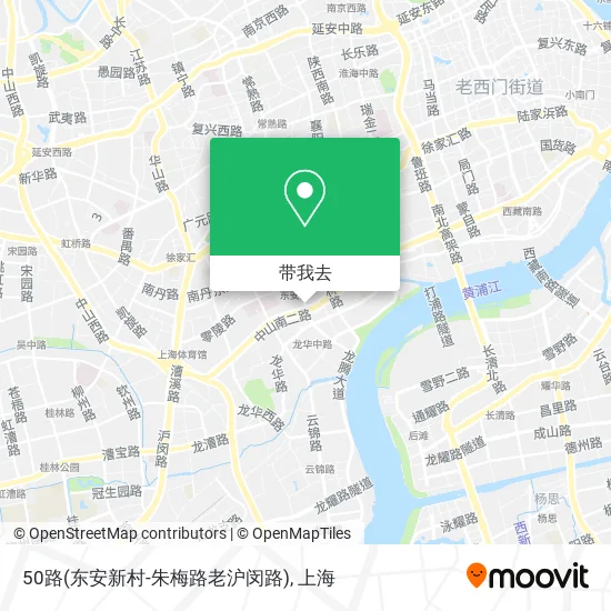 50路(东安新村-朱梅路老沪闵路)地图