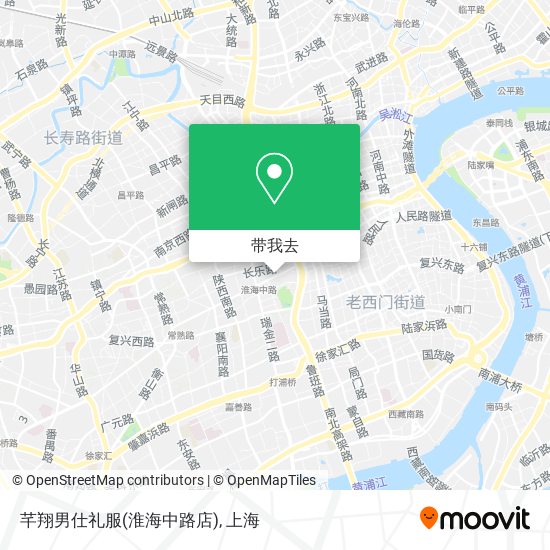 芊翔男仕礼服(淮海中路店)地图