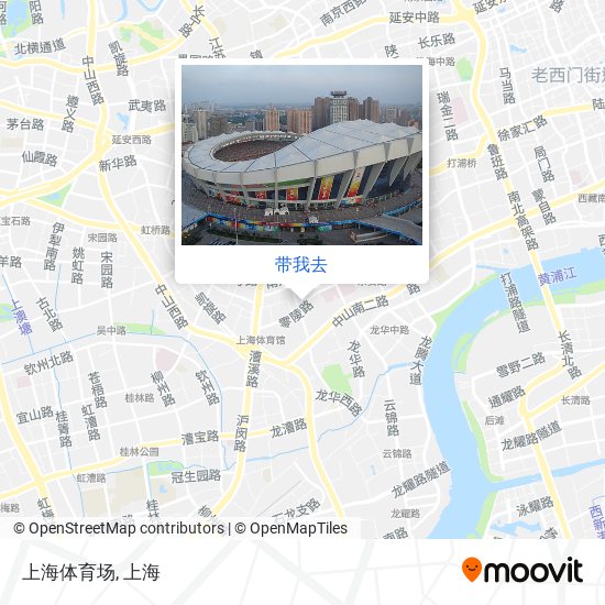 上海体育场地图