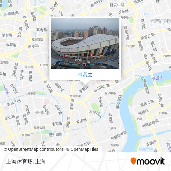 上海体育场地图