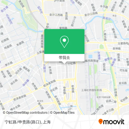 宁虹路/申贵路(路口)地图