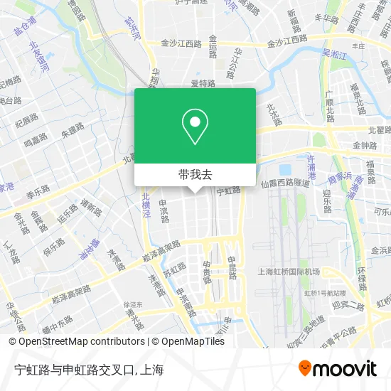 宁虹路与申虹路交叉口地图