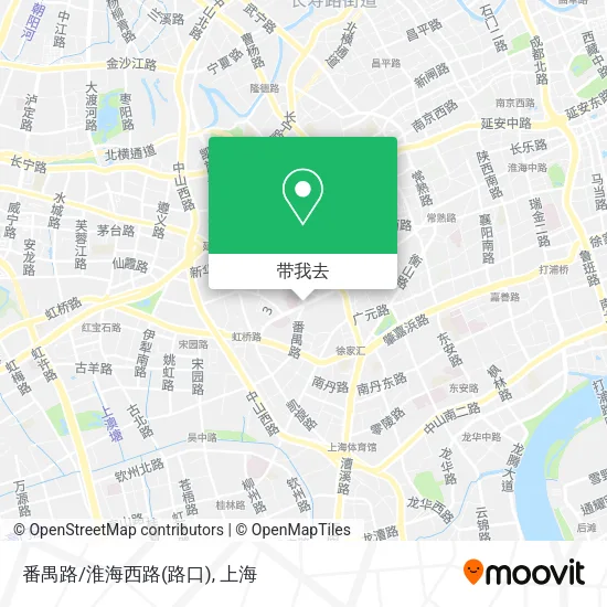 番禺路/淮海西路(路口)地图