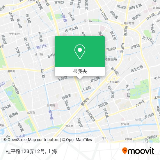 桂平路123弄12号地图