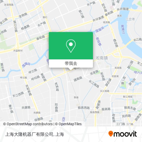 上海大隆机器厂有限公司地图