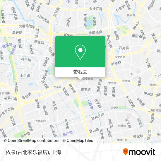 依泉(古北家乐福店)地图