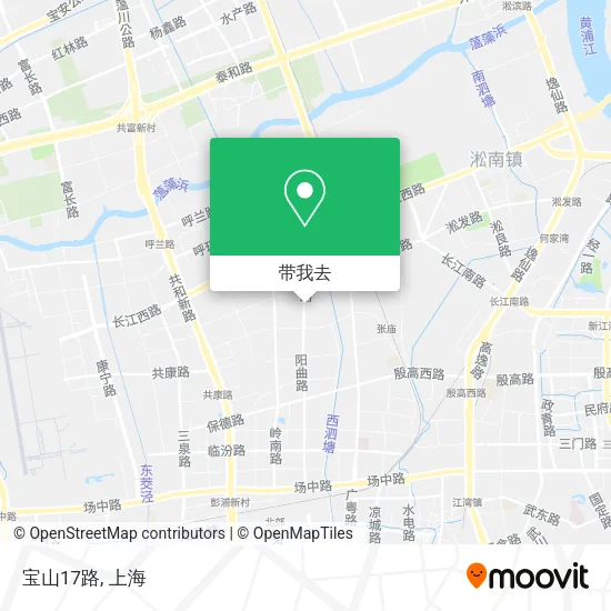 宝山17路地图