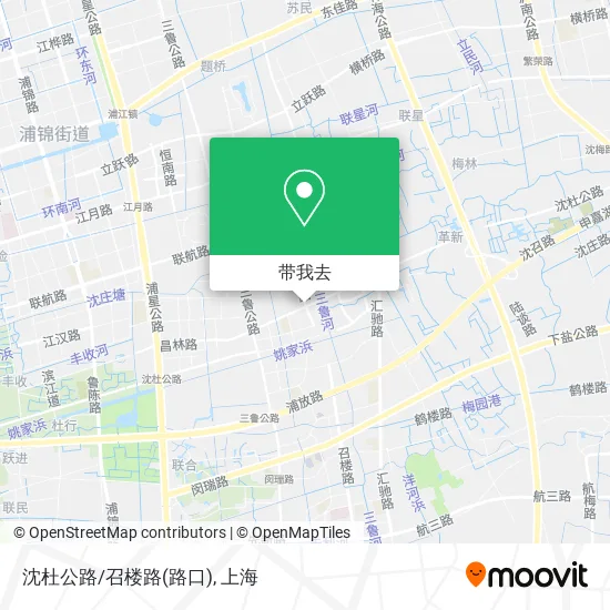沈杜公路/召楼路(路口)地图