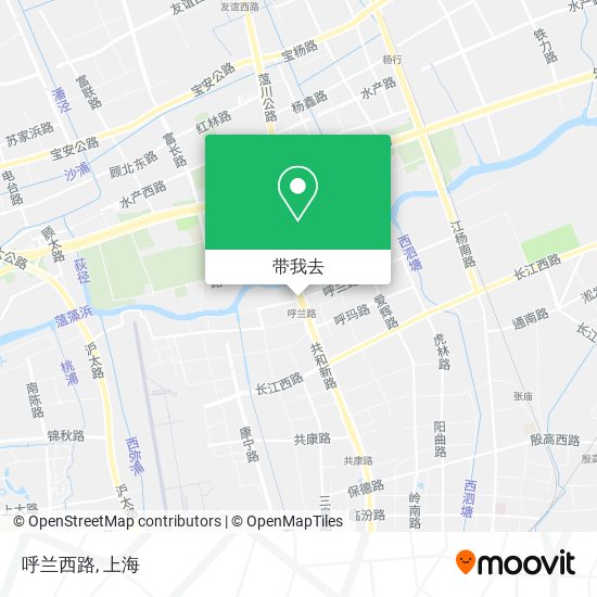 呼兰西路地图
