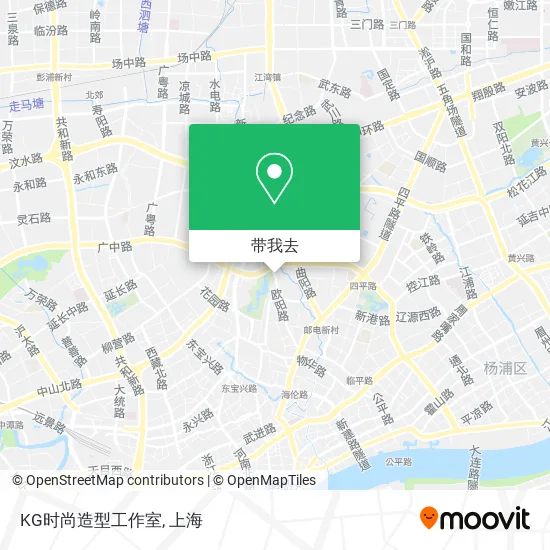 KG时尚造型工作室地图