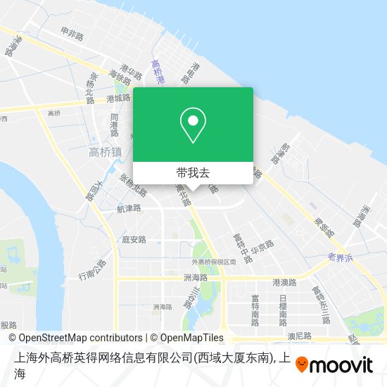 上海外高桥英得网络信息有限公司(西域大厦东南)地图