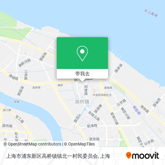 上海市浦东新区高桥镇镇北一村民委员会地图