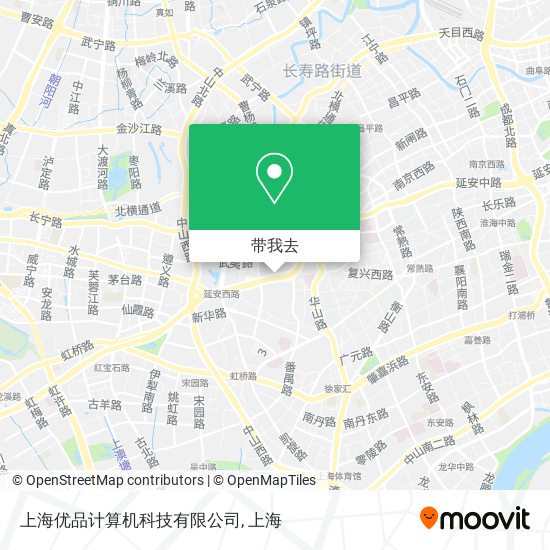 上海优品计算机科技有限公司地图