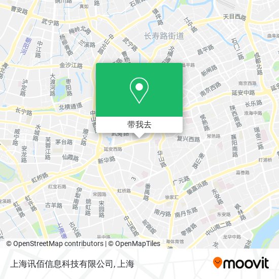 上海讯佰信息科技有限公司地图