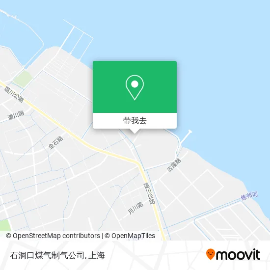 石洞口煤气制气公司地图