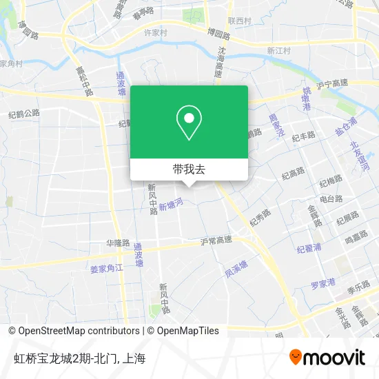 虹桥宝龙城2期-北门地图