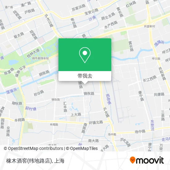 橡木酒窖(纬地路店)地图
