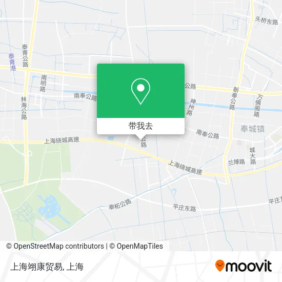 上海翊康贸易地图