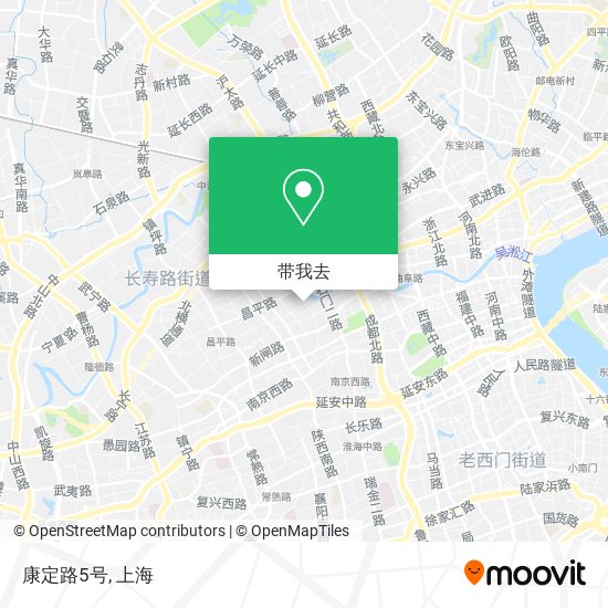 康定路5号地图