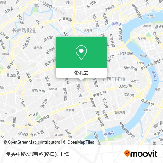 复兴中路/思南路(路口)地图