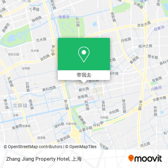 Zhang Jiang Property Hotel地图