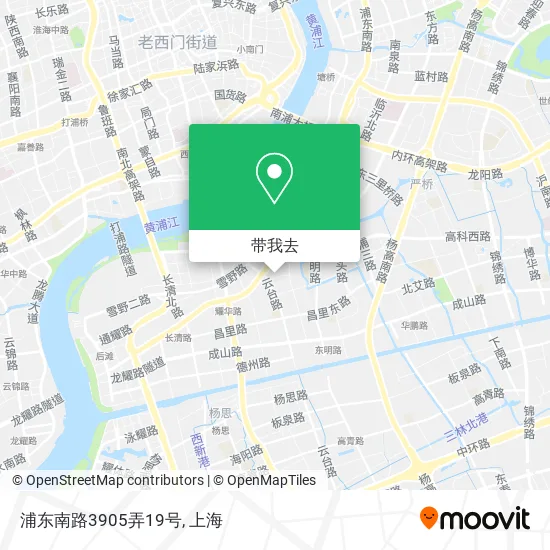 浦东南路3905弄19号地图