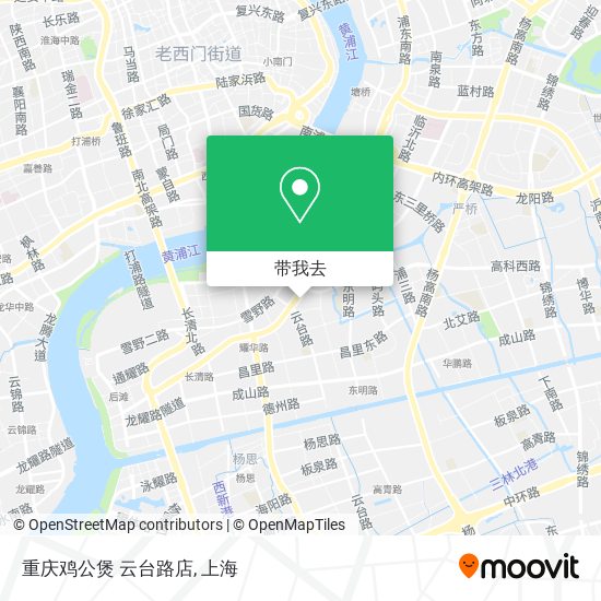 重庆鸡公煲 云台路店地图