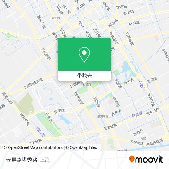 云屏路塔秀路地图