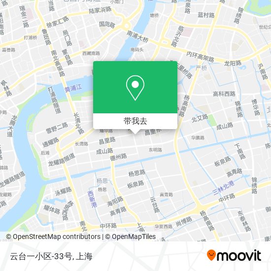 云台一小区-33号地图