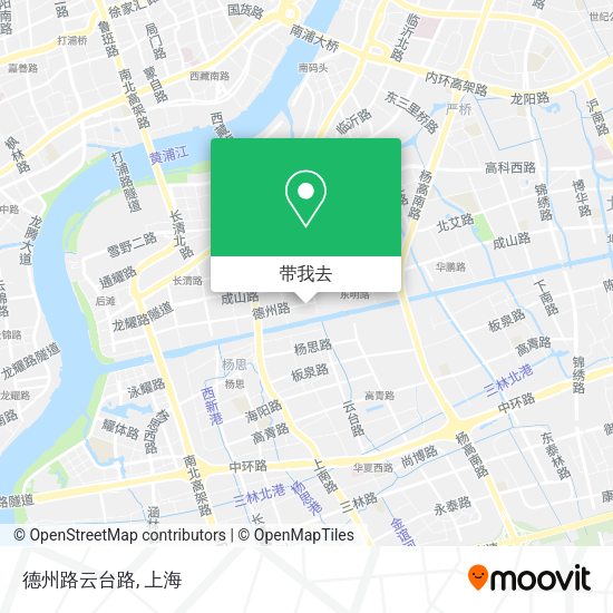 德州路云台路地图