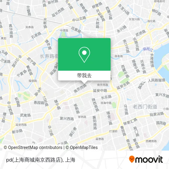 pd(上海商城南京西路店)地图