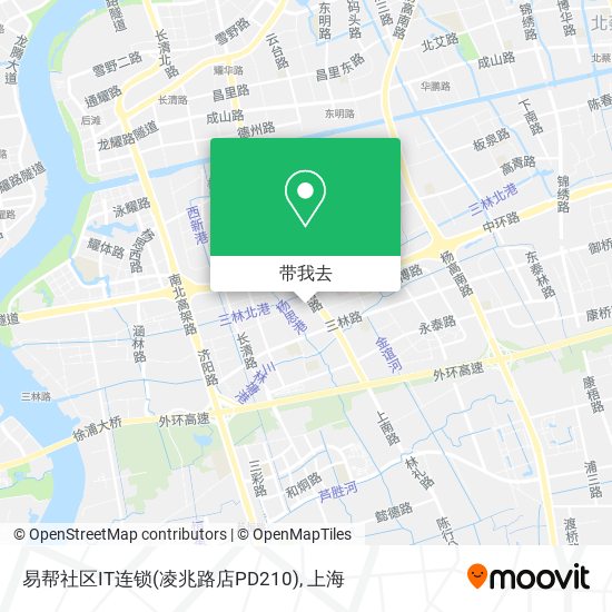 易帮社区IT连锁(凌兆路店PD210)地图