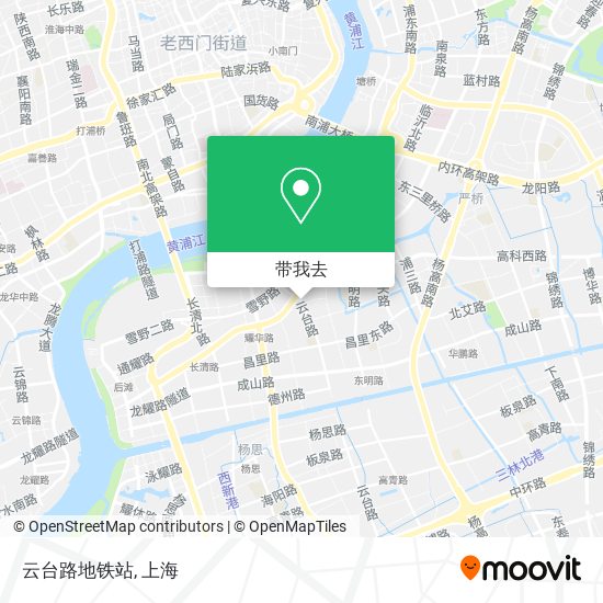 云台路地铁站地图