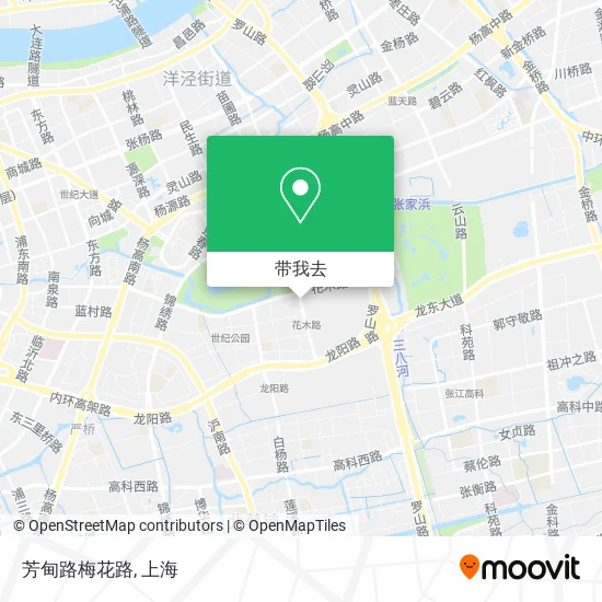 芳甸路梅花路地图