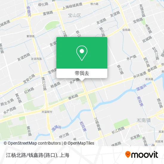 江杨北路/钱鑫路(路口)地图