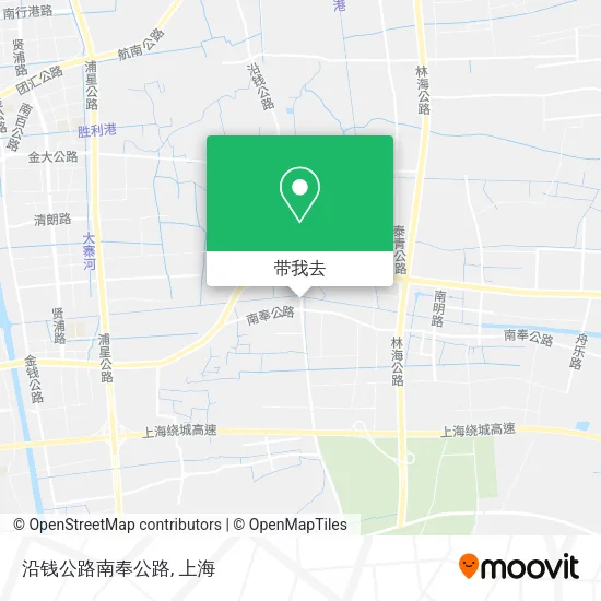 沿钱公路南奉公路地图
