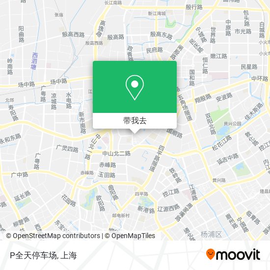 P全天停车场地图