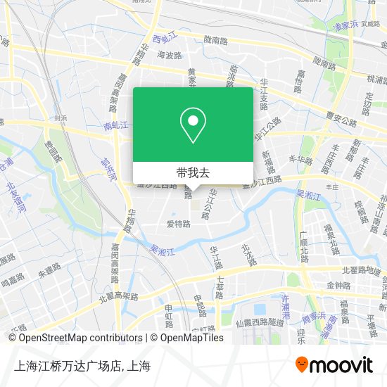 上海江桥万达广场店地图