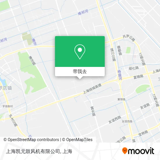 上海凯元鼓风机有限公司地图