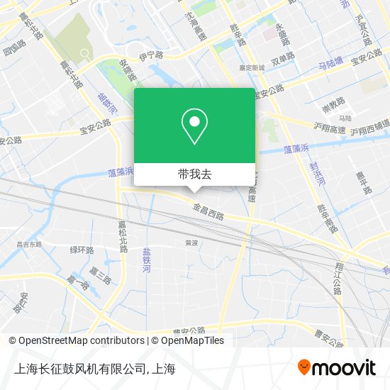 上海长征鼓风机有限公司地图