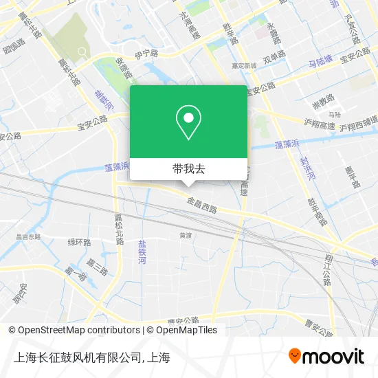 上海长征鼓风机有限公司地图