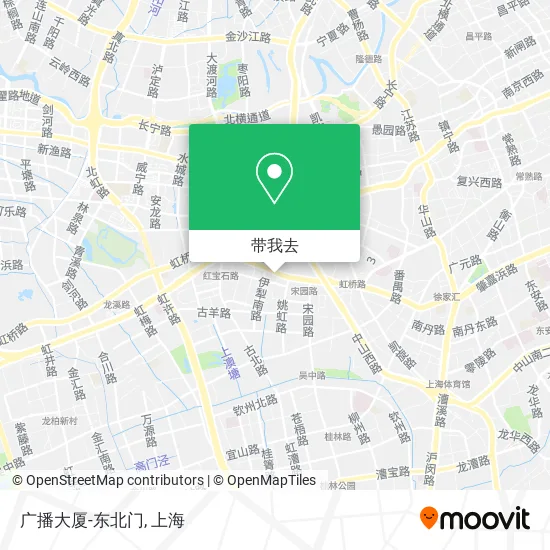 广播大厦-东北门地图
