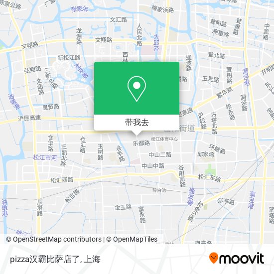 pizza汉霸比萨店了地图