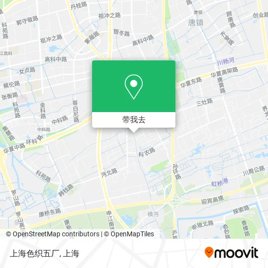 上海色织五厂地图