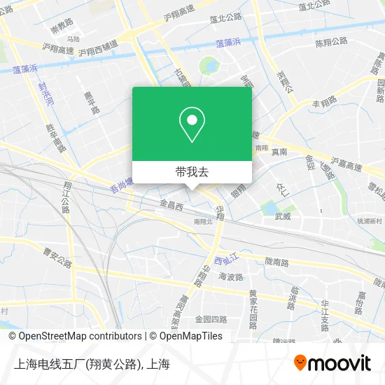 上海电线五厂(翔黄公路)地图