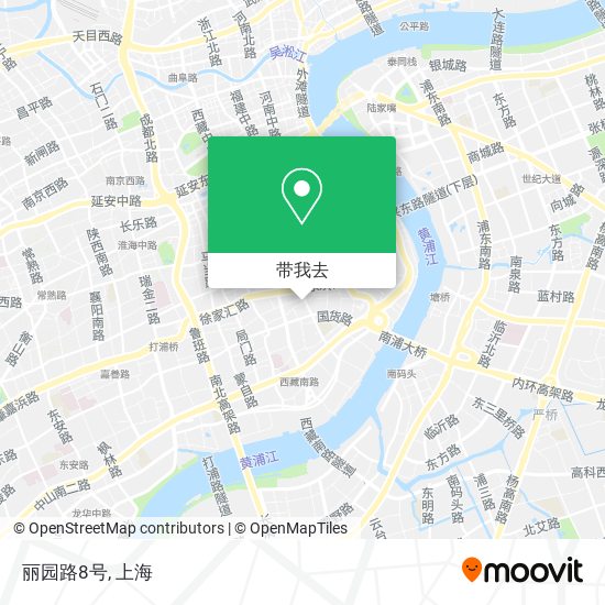 丽园路8号地图