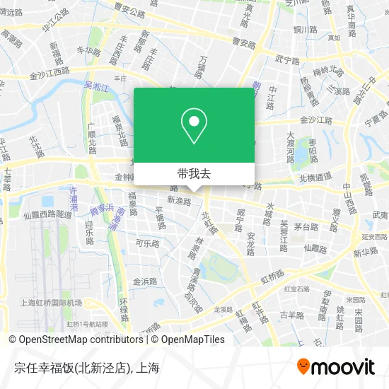 宗任幸福饭(北新泾店)地图