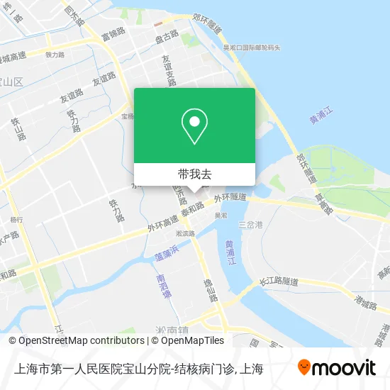 上海市第一人民医院宝山分院-结核病门诊地图